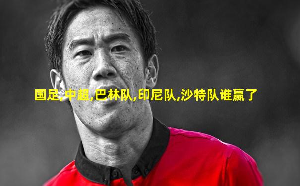 国足,中超,巴林队,印尼队,沙特队谁赢了