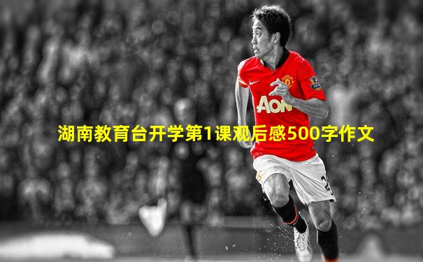 湖南教育台开学第1课观后感500字作文